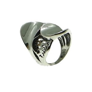 Pierścionek srebrny - masywny, ażurowy 925